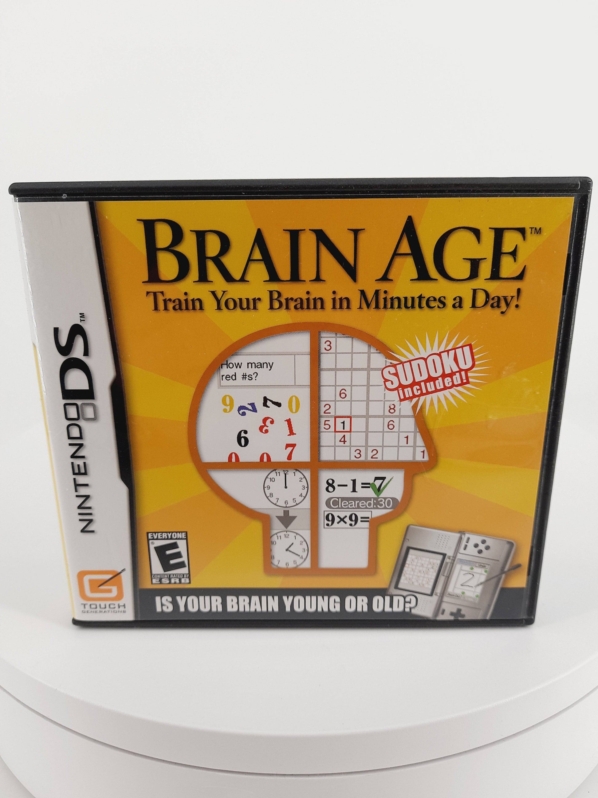 Brain Age - Train your Brain in Minutes a Day! USA - Tida Retro
