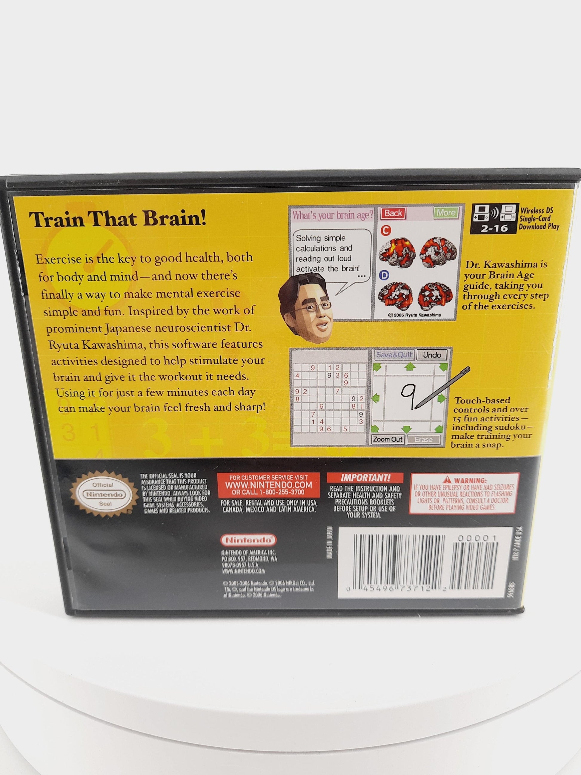 Brain Age - Train your Brain in Minutes a Day! USA - Tida Retro