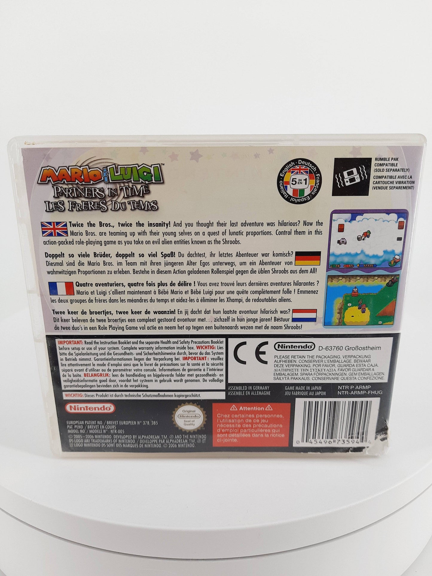 Mario & Luigi - Patners ln Time - Tida Retro