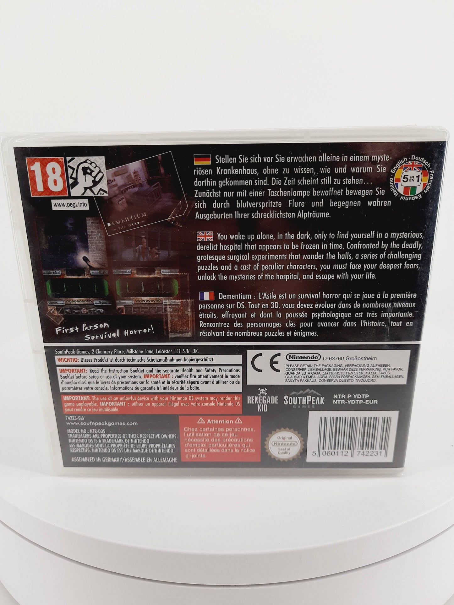 Dementium - Die Anstalt / The Ward half Sealed - Tida Retro