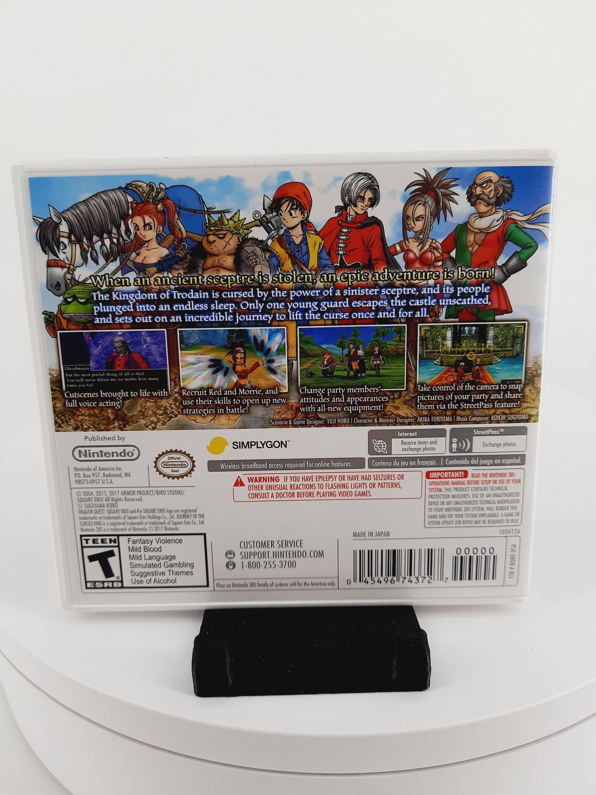 Dragon Quest - Journey of the Cursed King VIII | USA - Tida Retro