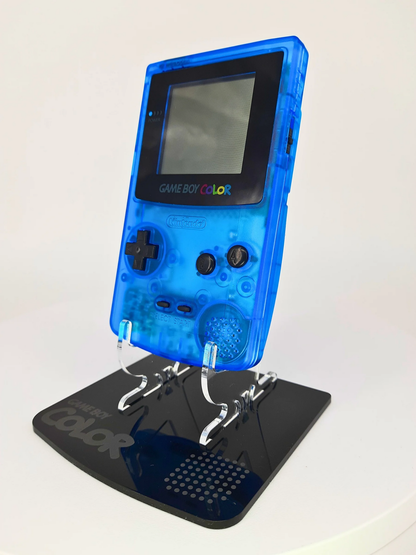 Nintendo Gameboy Color Sky Blue Konsole Blau + Pokemon Blaue Edition ( Neue Speicherbatterie verbaut )