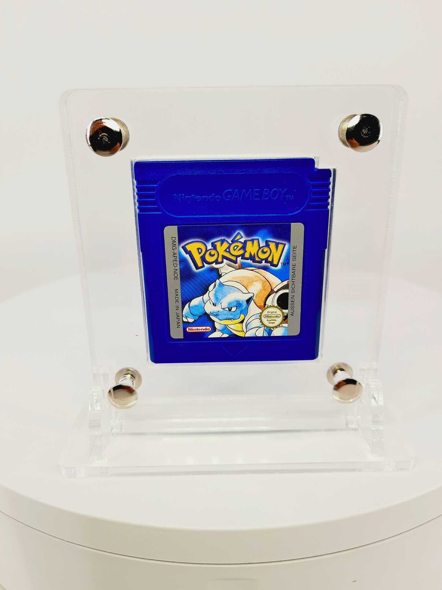 Nintendo Gameboy Color Sky Blue Konsole Blau + Original Pokemon blaue Edition + GBC Geschenkverpackung