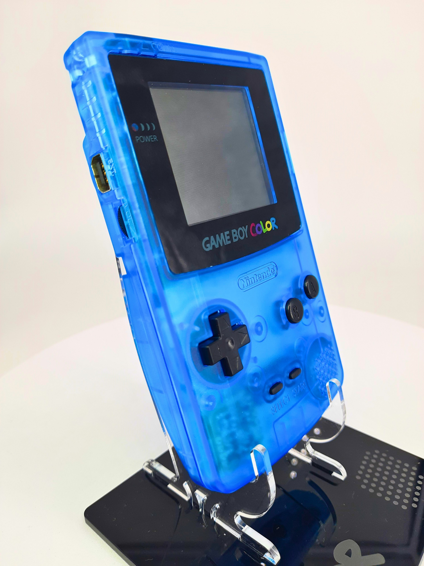 Nintendo Gameboy Color Sky Blue Konsole Blau + Pokemon Blaue Edition ( Neue Speicherbatterie verbaut )