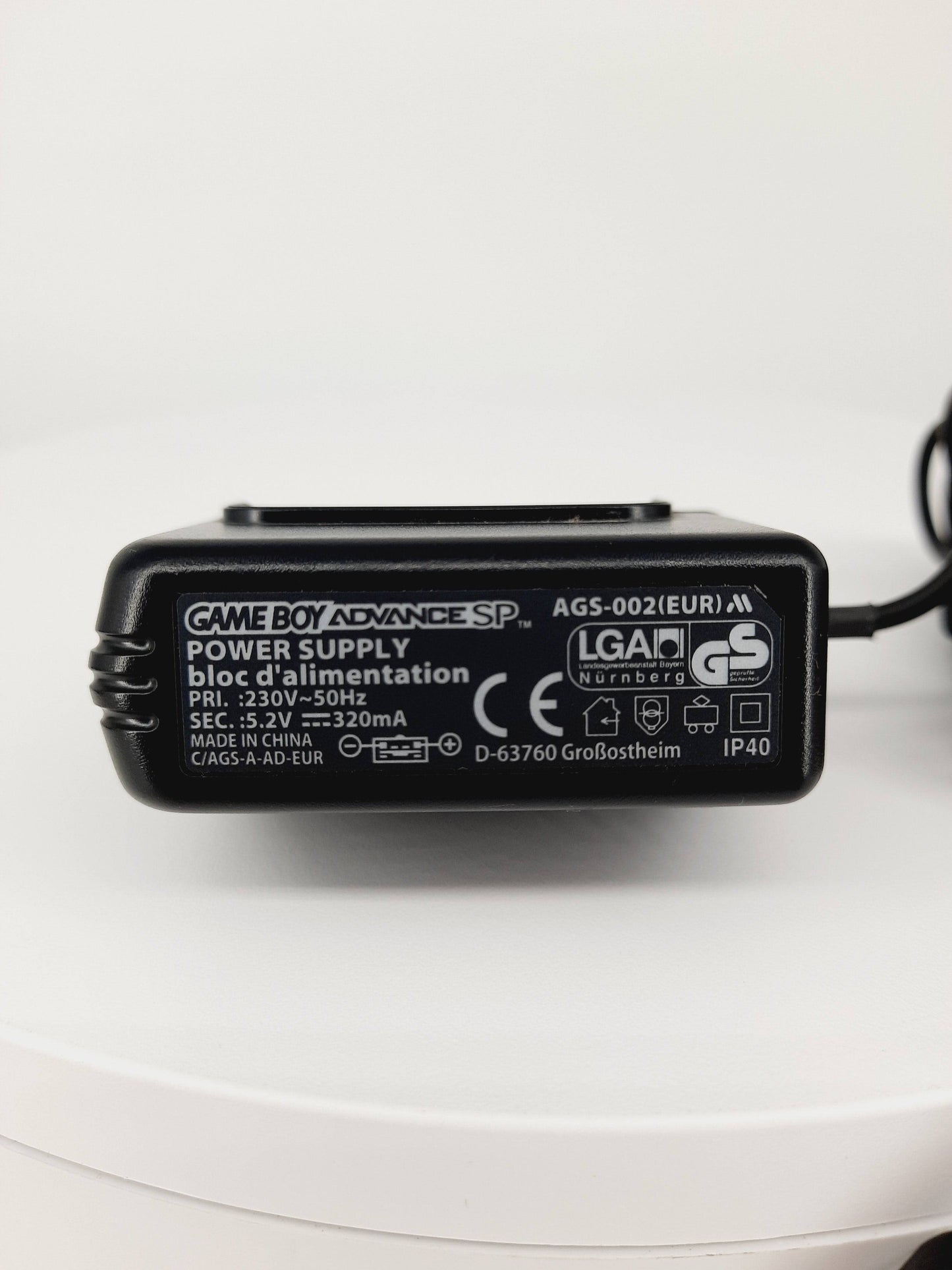Original Gameboy Advance SP & Nintendo DS Netzteil AGS 002