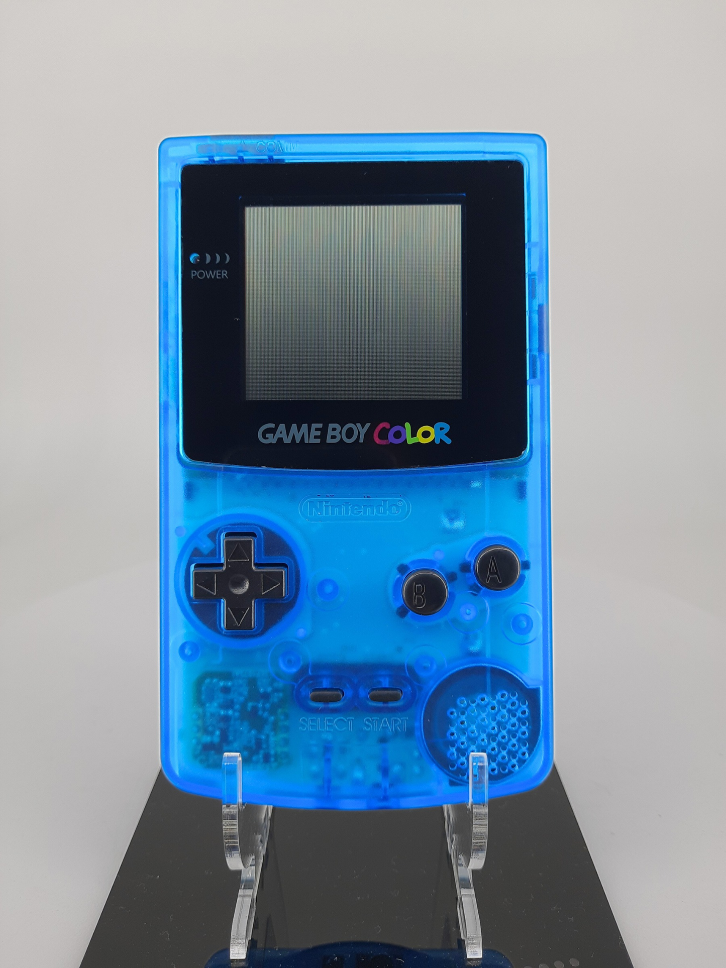 Nintendo Gameboy Color Sky Blue Konsole Blau + Pokemon Blaue Edition ( Neue Speicherbatterie verbaut )