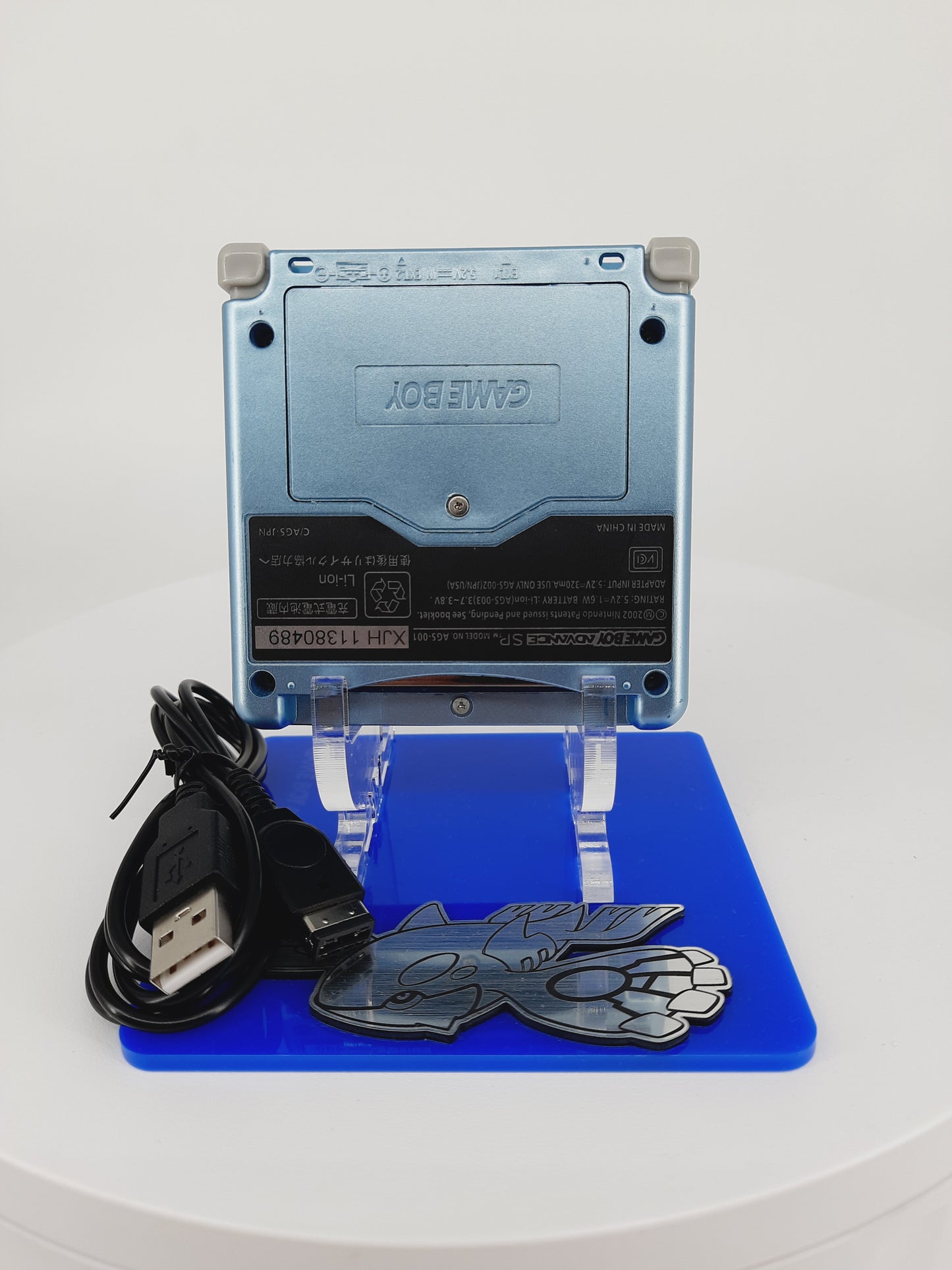 Gameboy Advance SP Mario Edition Blau