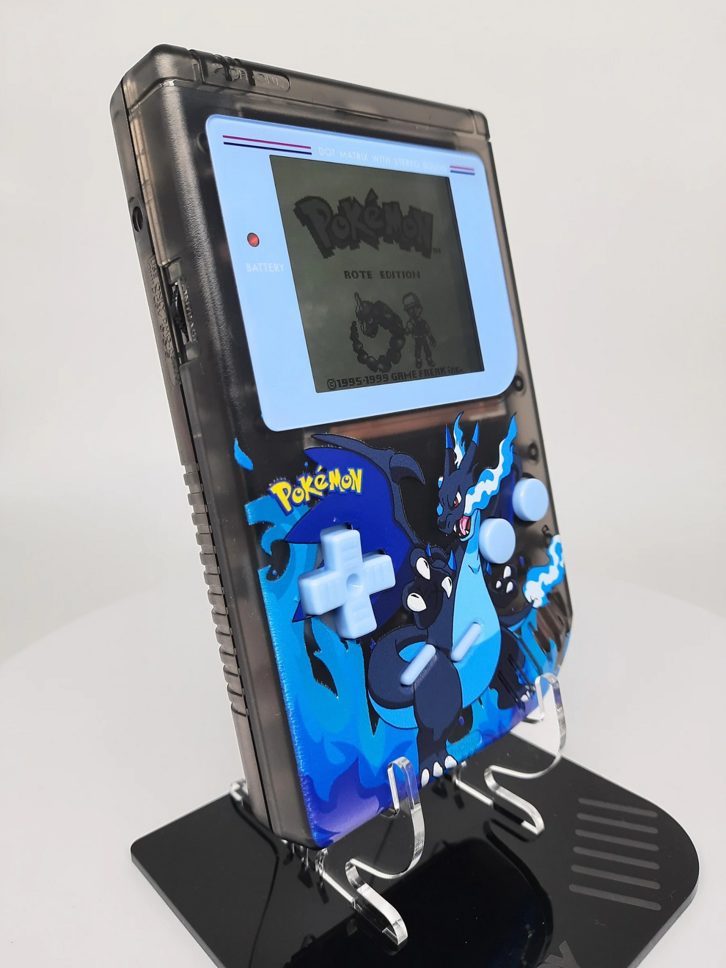 Nintendo Gameboy Classic Pokemon Edition IPS V5 LCD Display Glurak