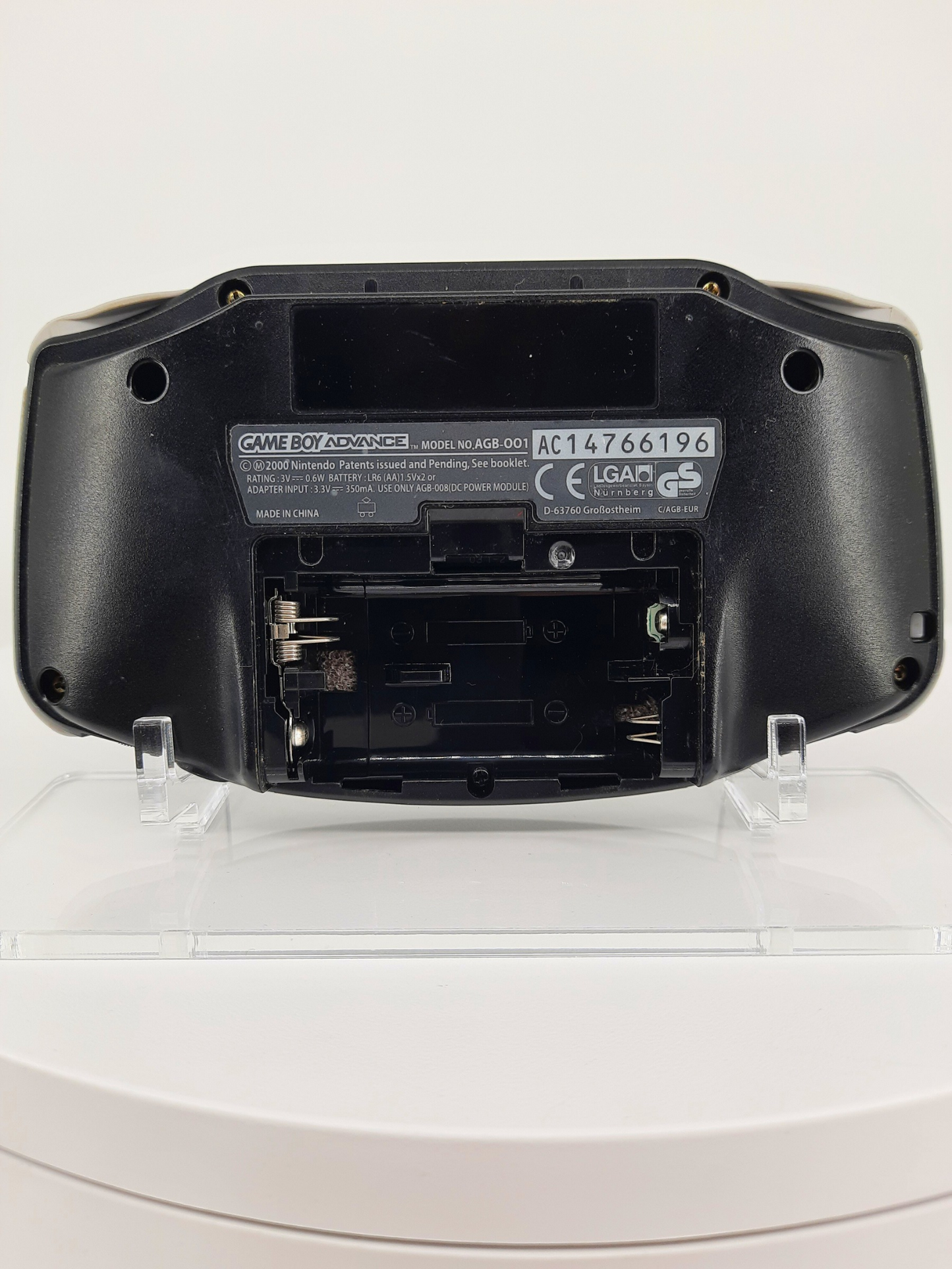 Nintendo Gameboy Advance Spielkonsole Schwarz in Original Gehäuse