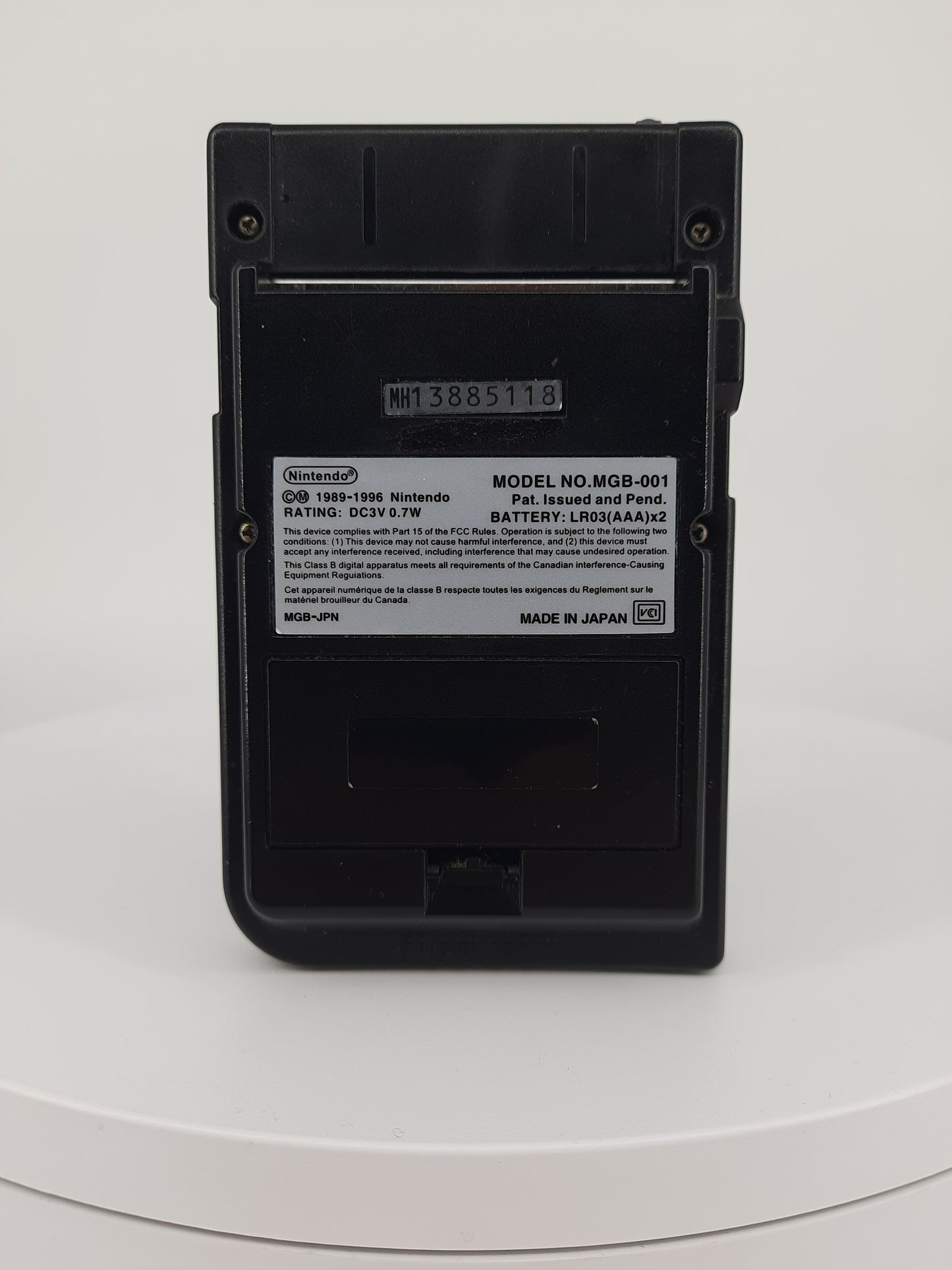 Nintendo Gameboy Pocket Schwarz + Acrylcase