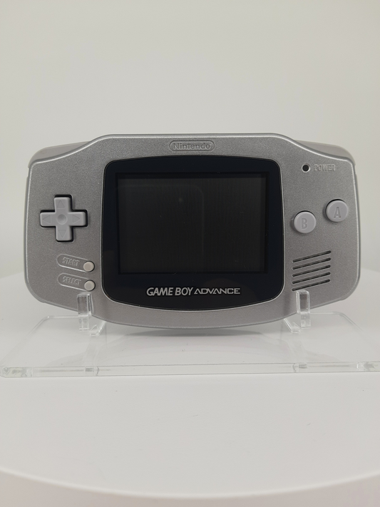 Nintendo Gameboy Advance GBA Spielkonsole Silber in Originalgehäuse