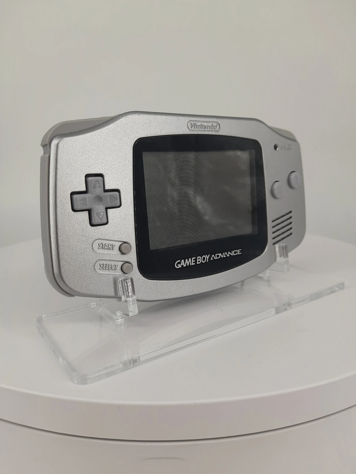Nintendo Gameboy Advance GBA Spielkonsole Silber in Originalgehäuse