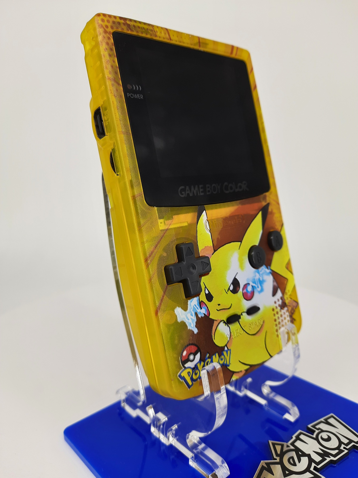 Nintendo Gameboy Color IPS Display V3 Laminated Pokemon Pikachu GBC