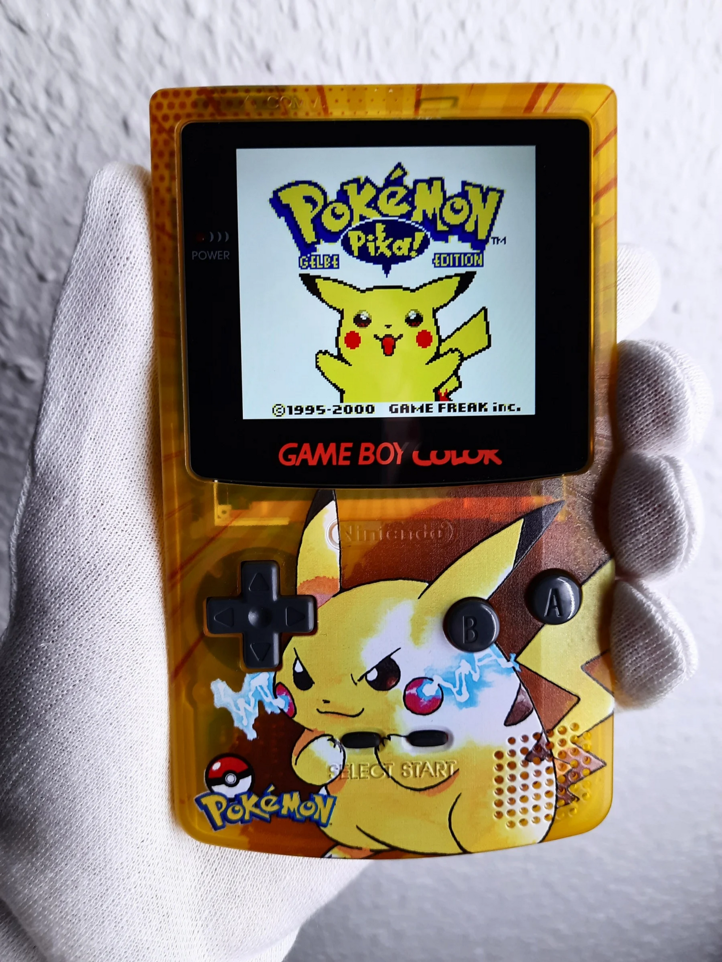 Nintendo Gameboy Color IPS Display V3 Laminated Pokemon Pikachu GBC
