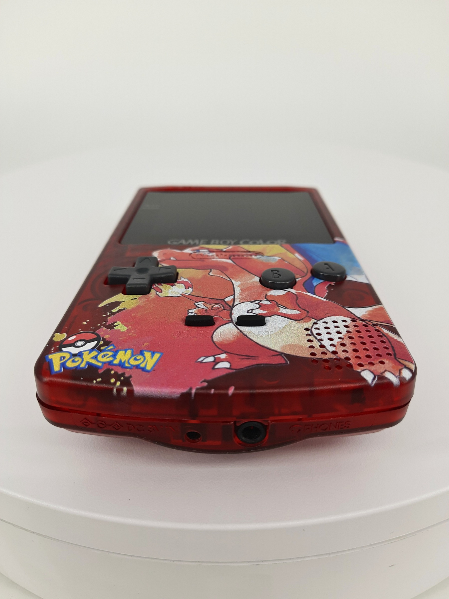 Gameboy Color IPS Display Laminated + Pokemon Rote Edition