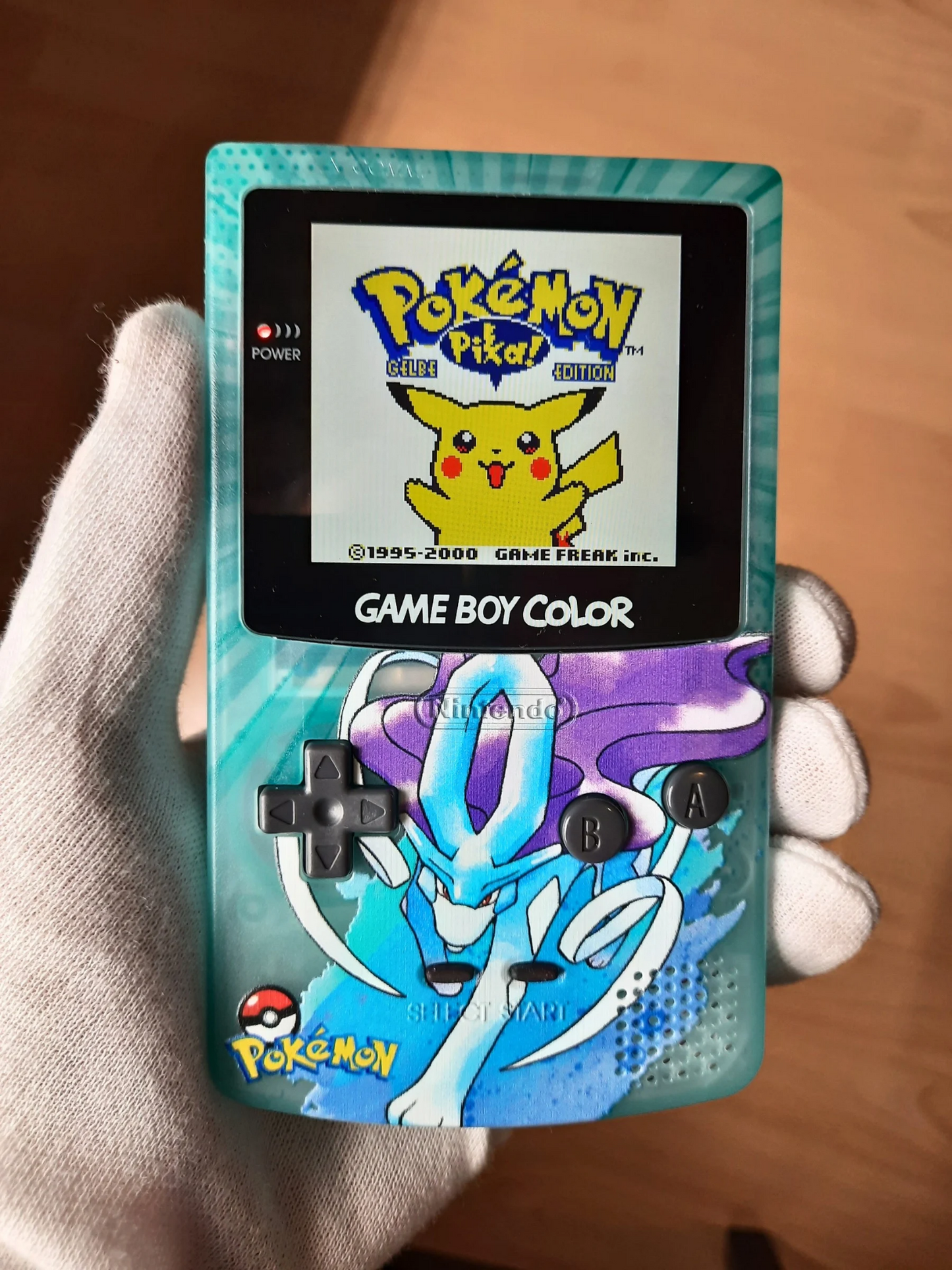 Nintendo Gameboy Color IPS Display V3 Laminated Pokemon GBC