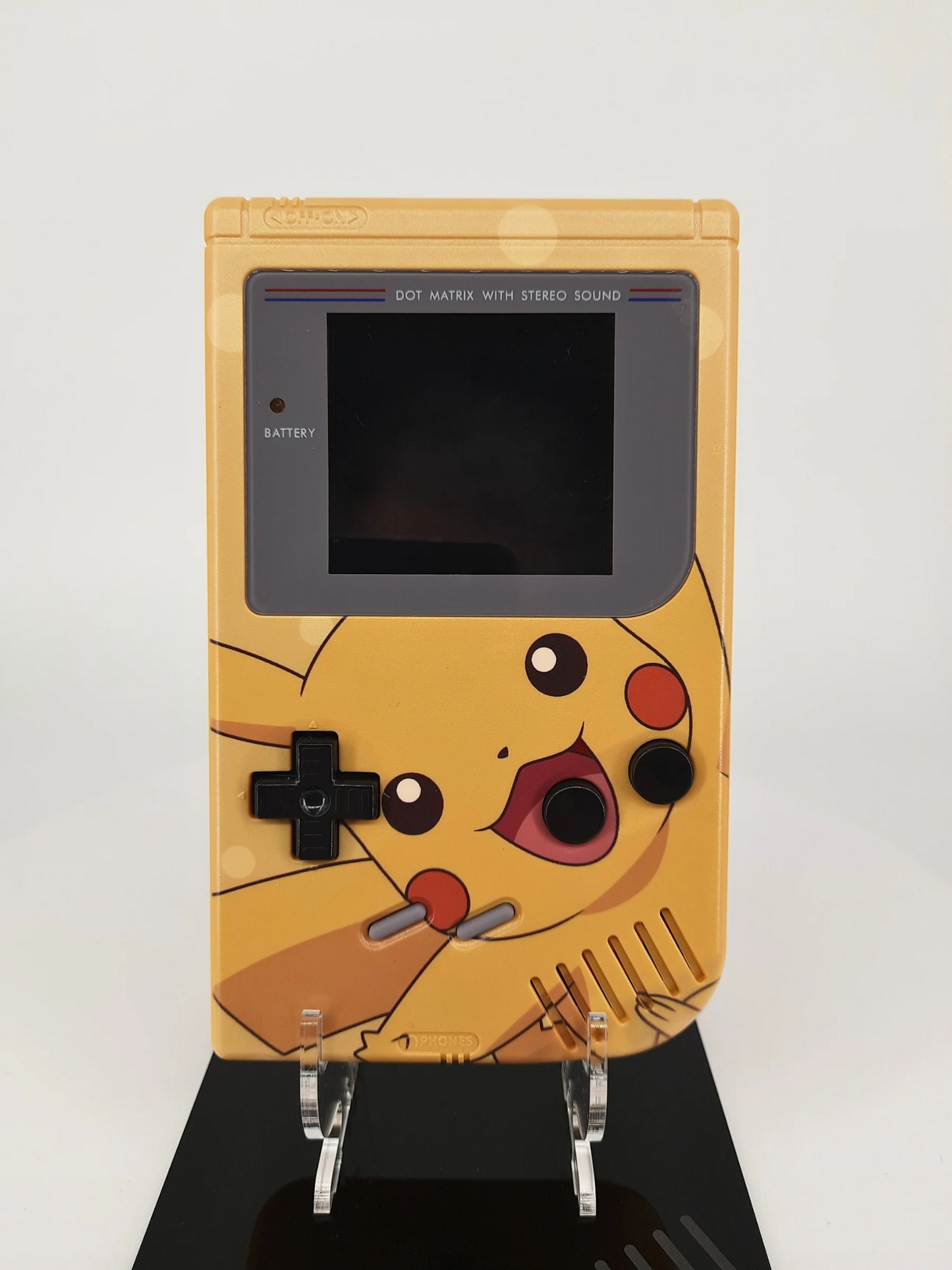 Gameboy Classic IPS LCD Display Pokemon Gelbe Edition Konsole