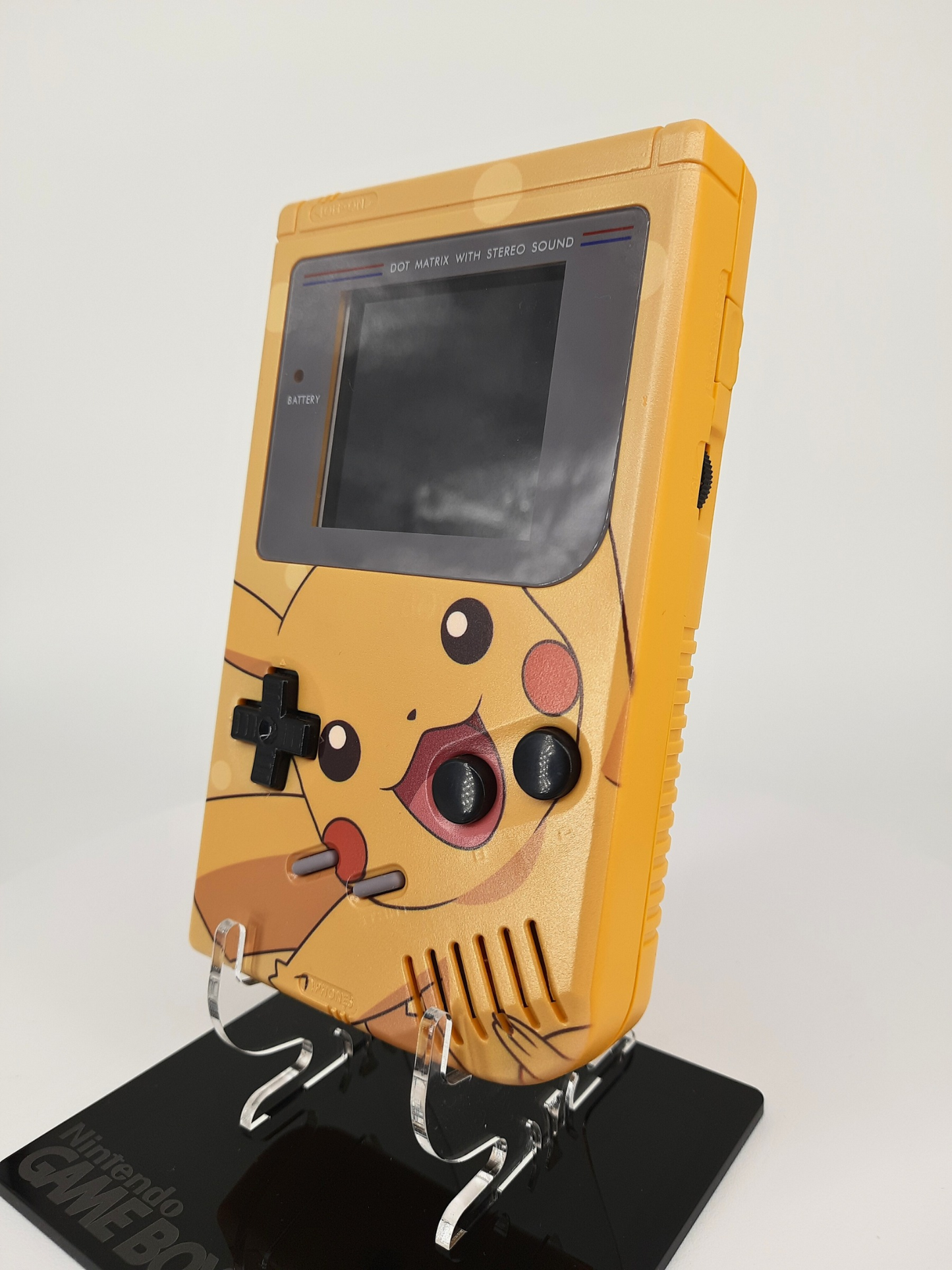 Gameboy Classic IPS LCD Display Pokemon Gelbe Edition Konsole