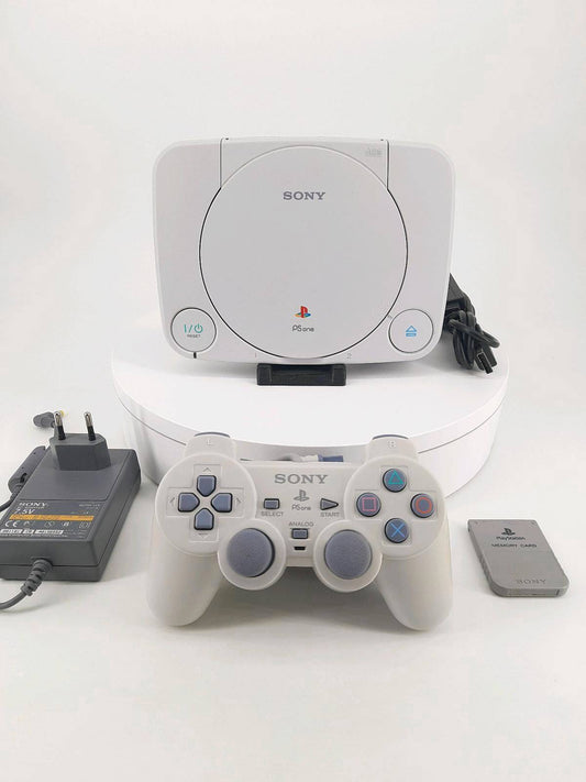 Sony Playstation 1 - PS1 Konsole slim + Original Controller + Memory Card + Netzteil