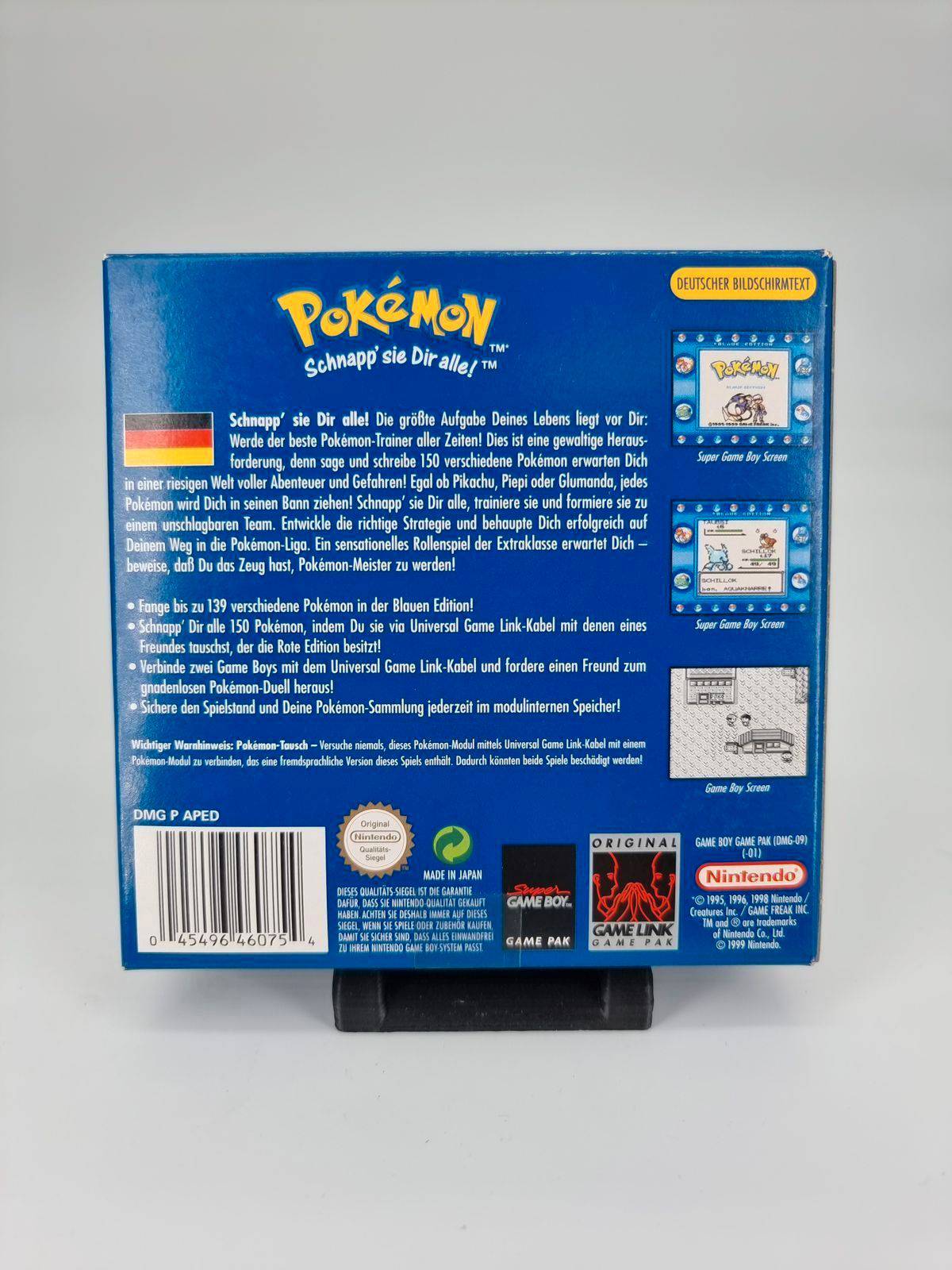 Pokemon Blaue Edition OVP