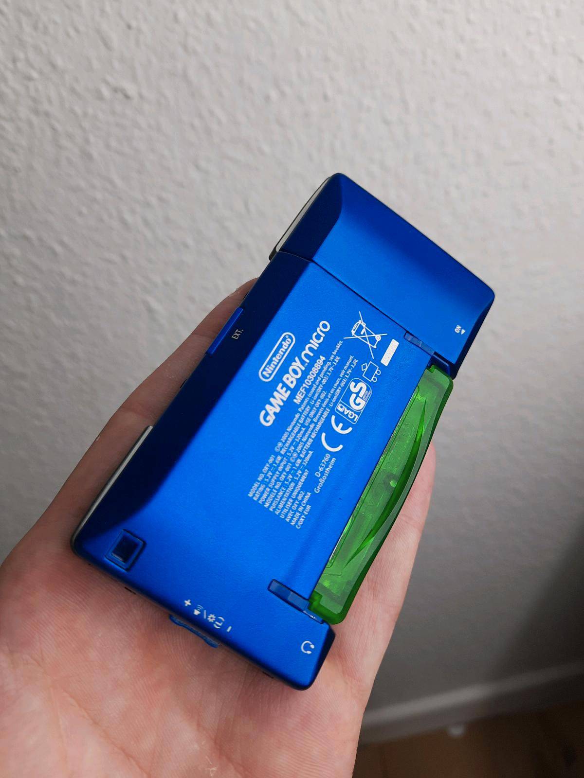 Nintendo Gameboy Micro Konsole Metallic Blau