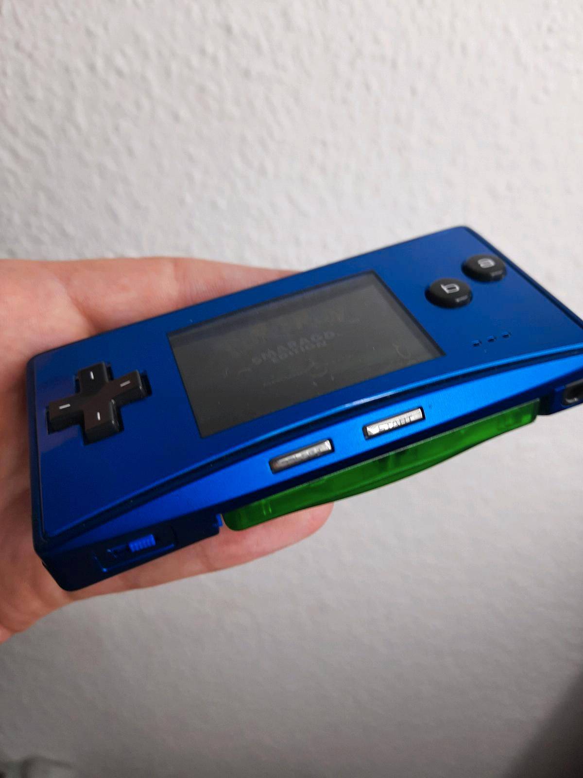 Nintendo Gameboy Micro Konsole Metallic Blau