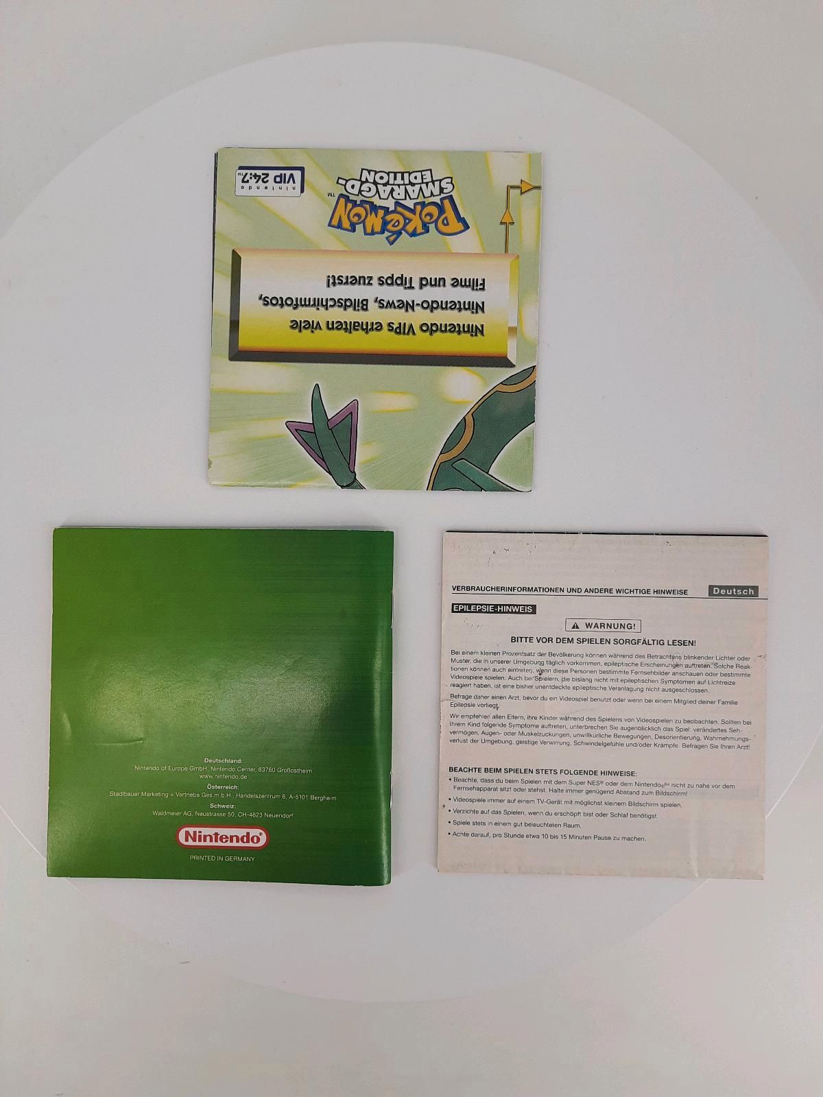 Pokemon Smaragd Edition OVP