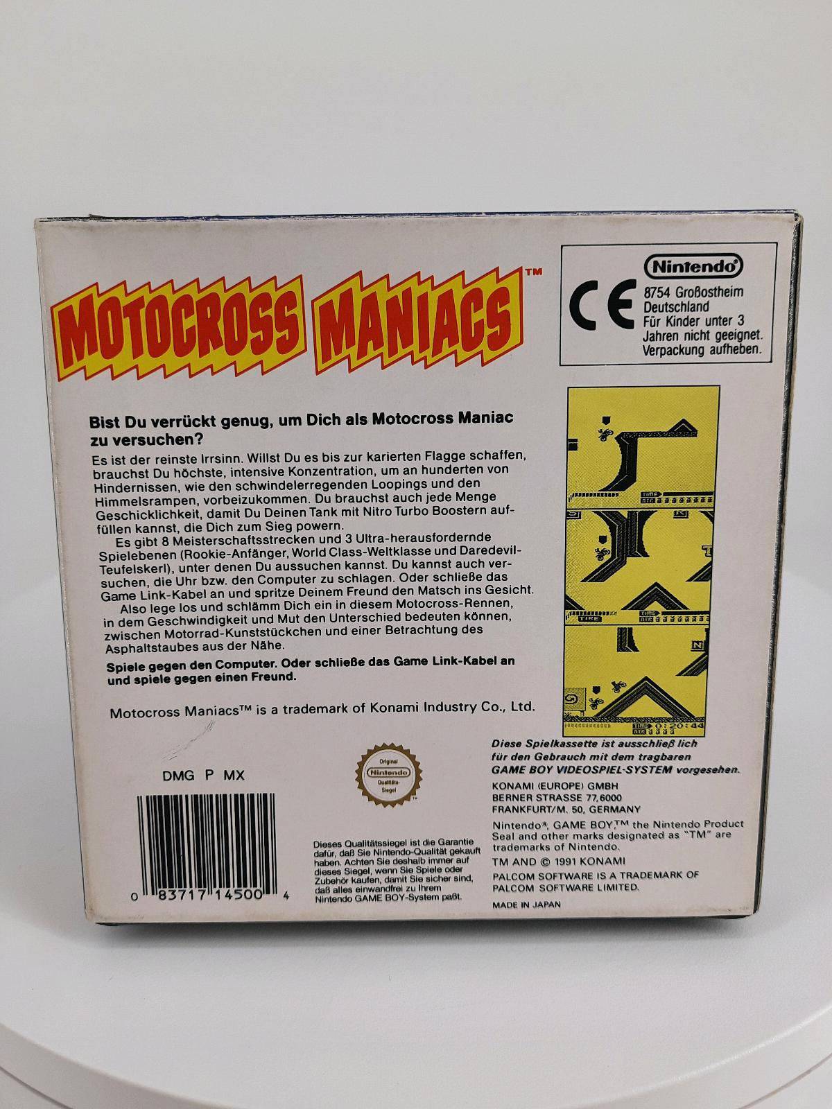Motocross Maniacs OVP