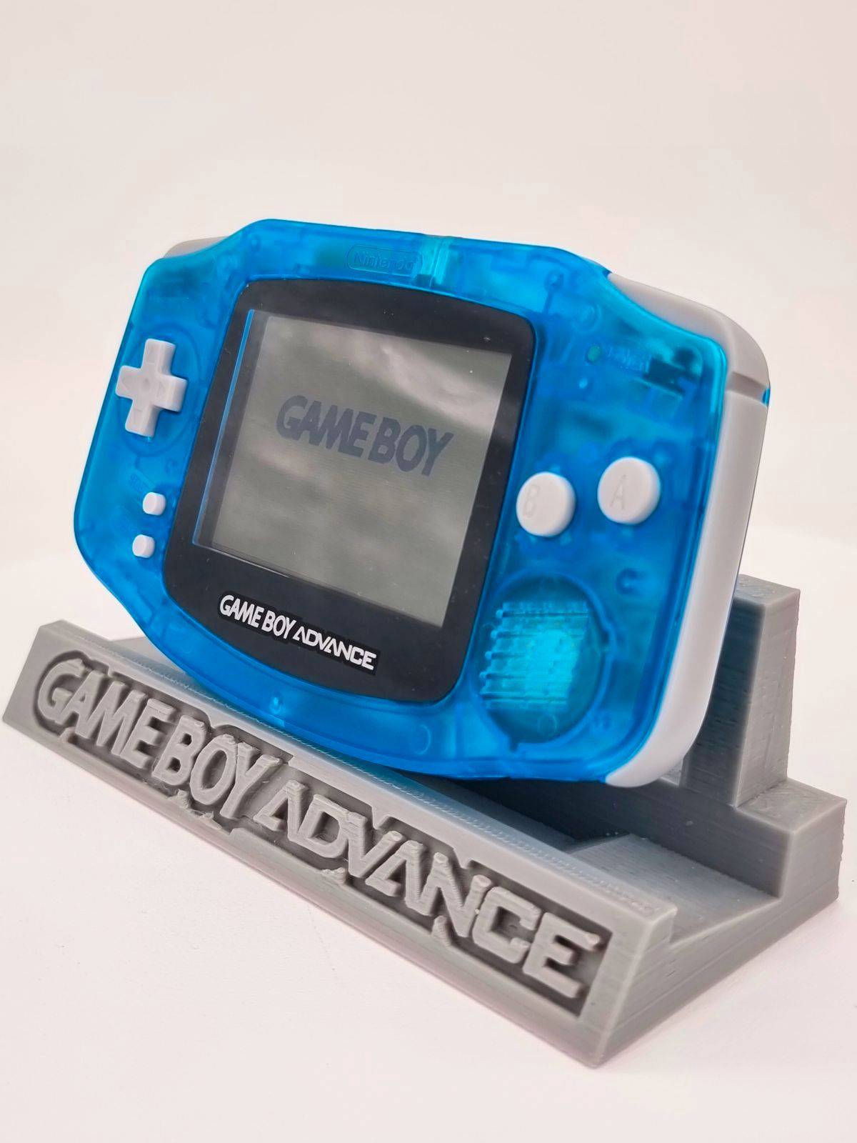 Nintendo Gameboy Advance Sky Blue Konsole Blau + Original Pokemon Blaue Edition + GBA Geschenkverpackung
