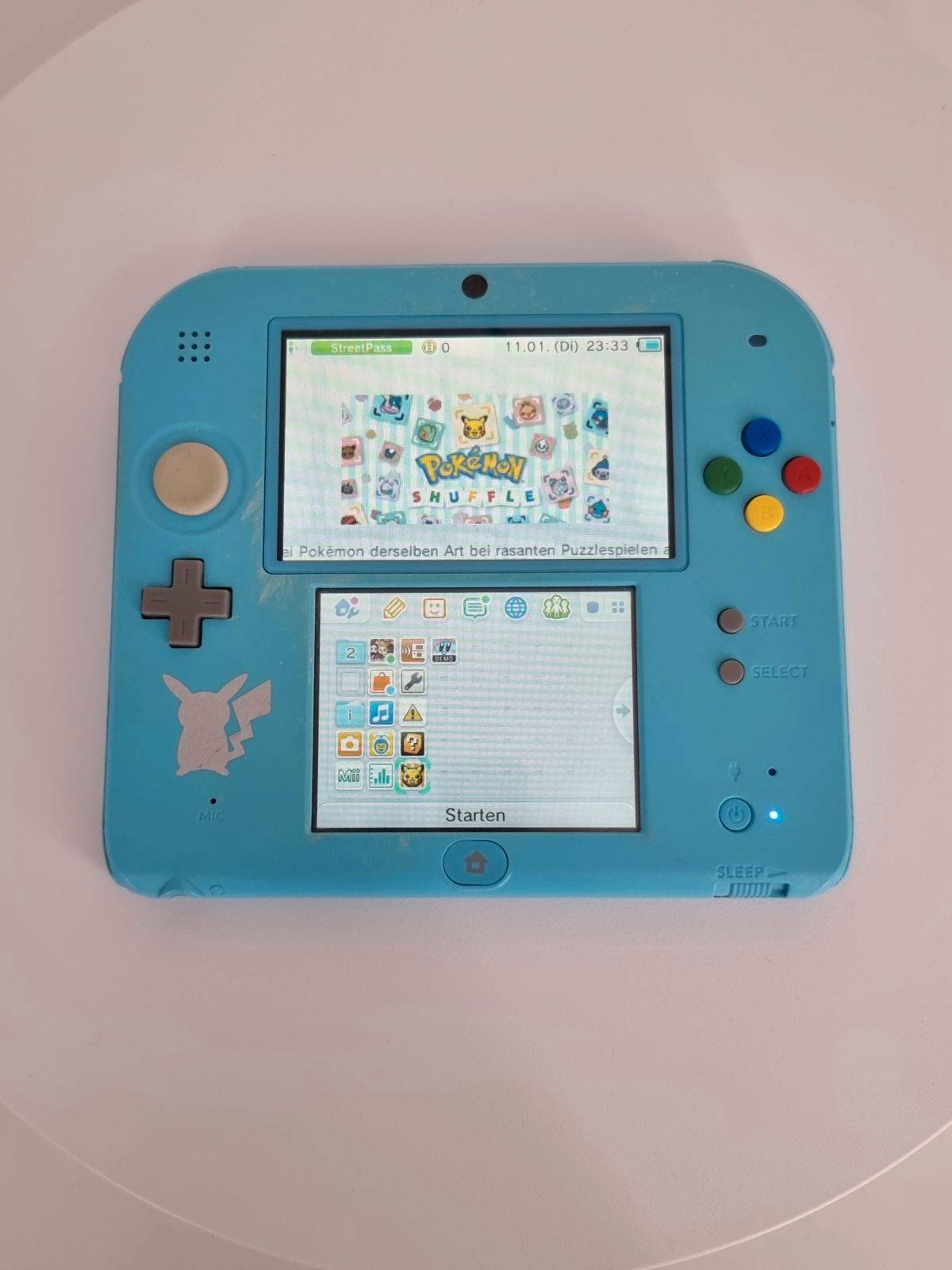 Nintendo 2DS Pokemon Sonne Special Edition Konsole