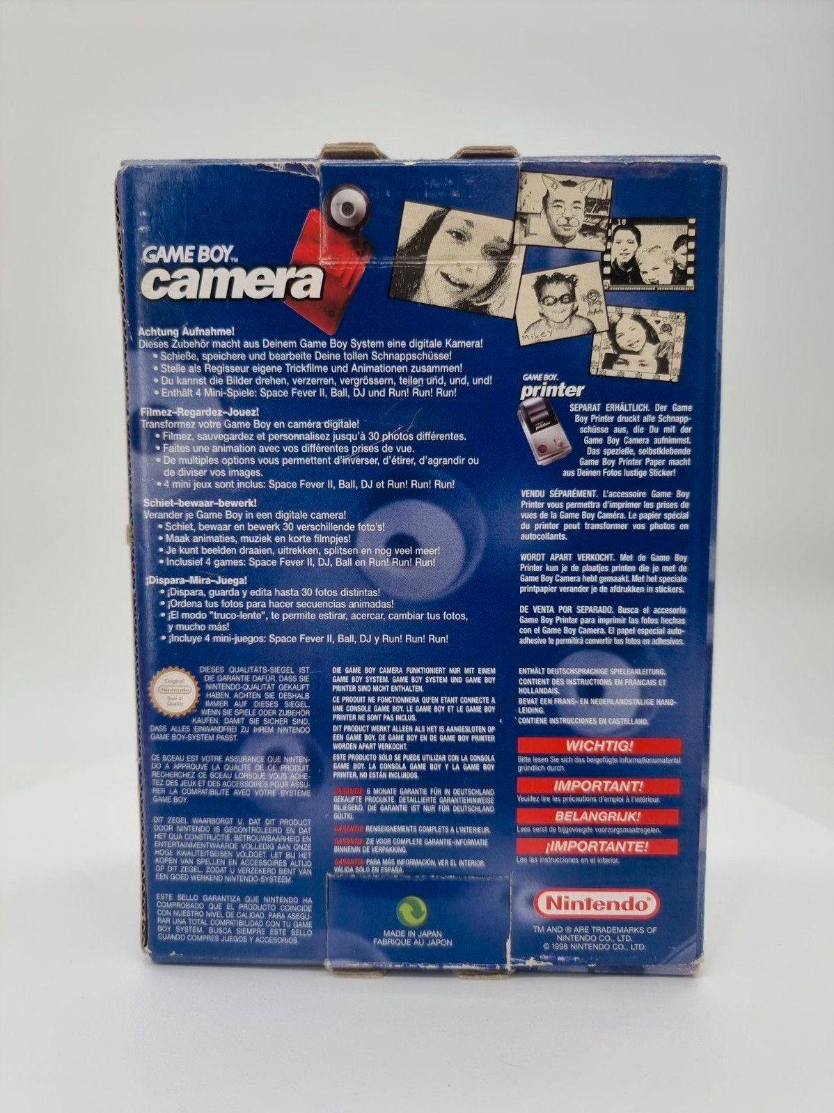 Gameboy Color Camera OVP