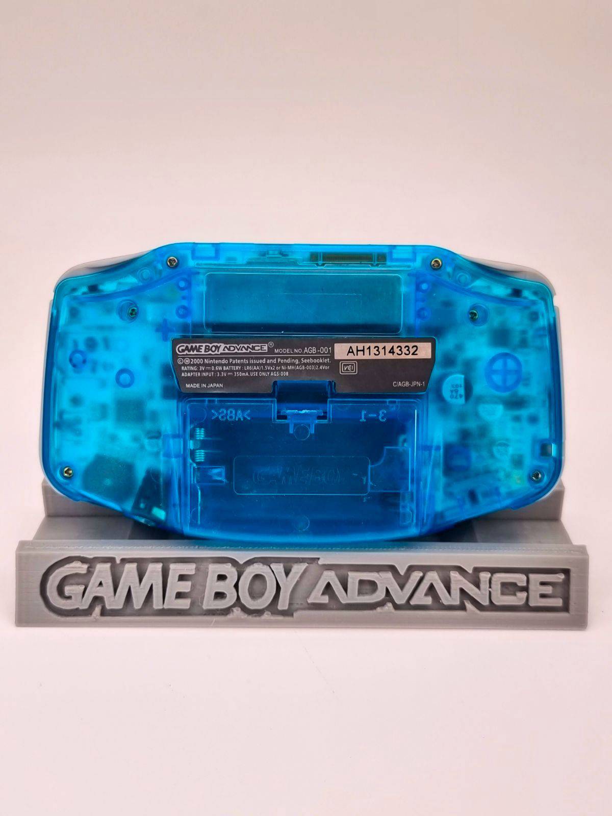 Nintendo Gameboy Advance Sky Blue Konsole Blau + Original Pokemon Blaue Edition + GBA Geschenkverpackung