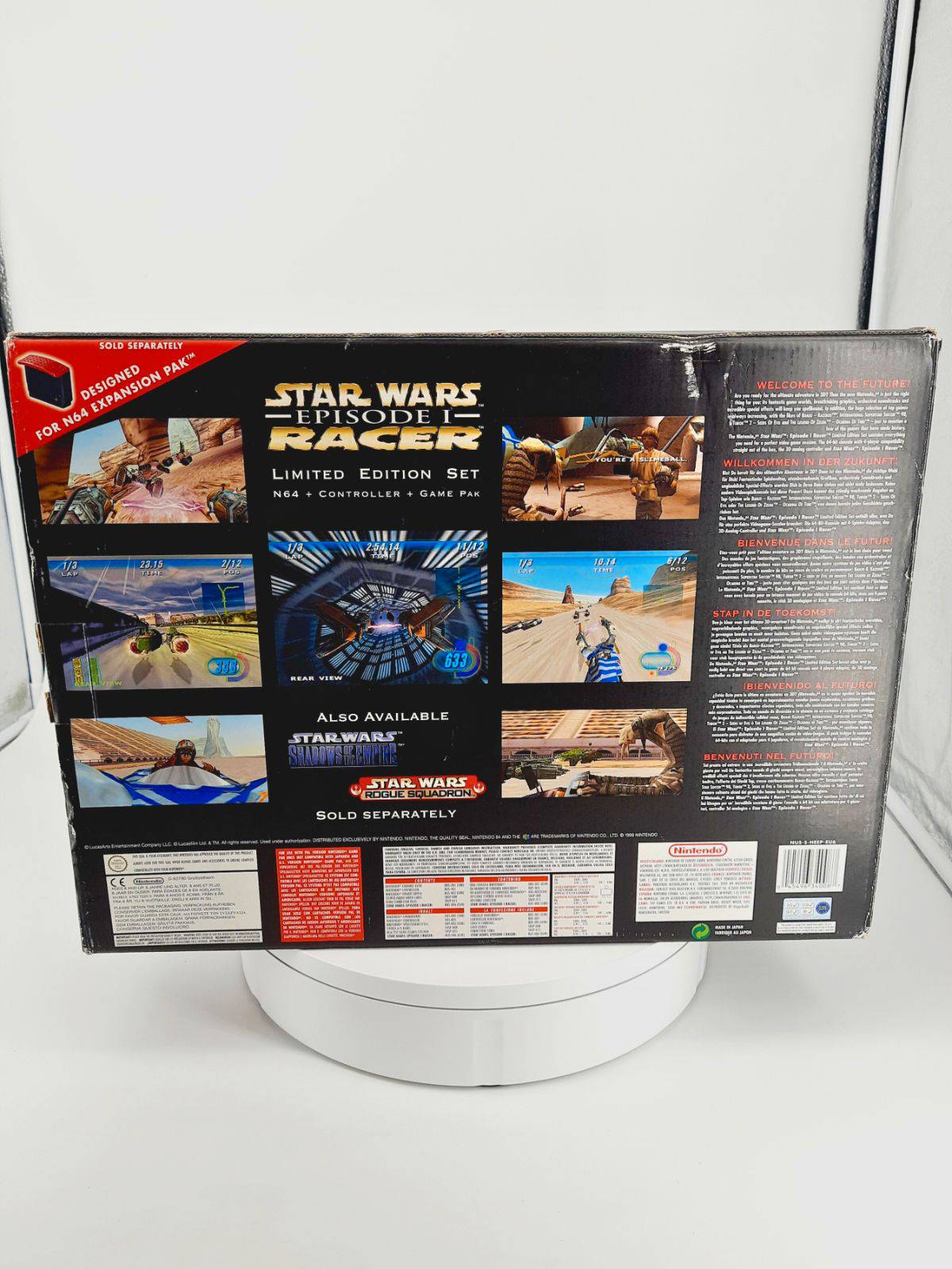 Nintendo 64 Star Wars Racer Episode 1 Special Edition OVP