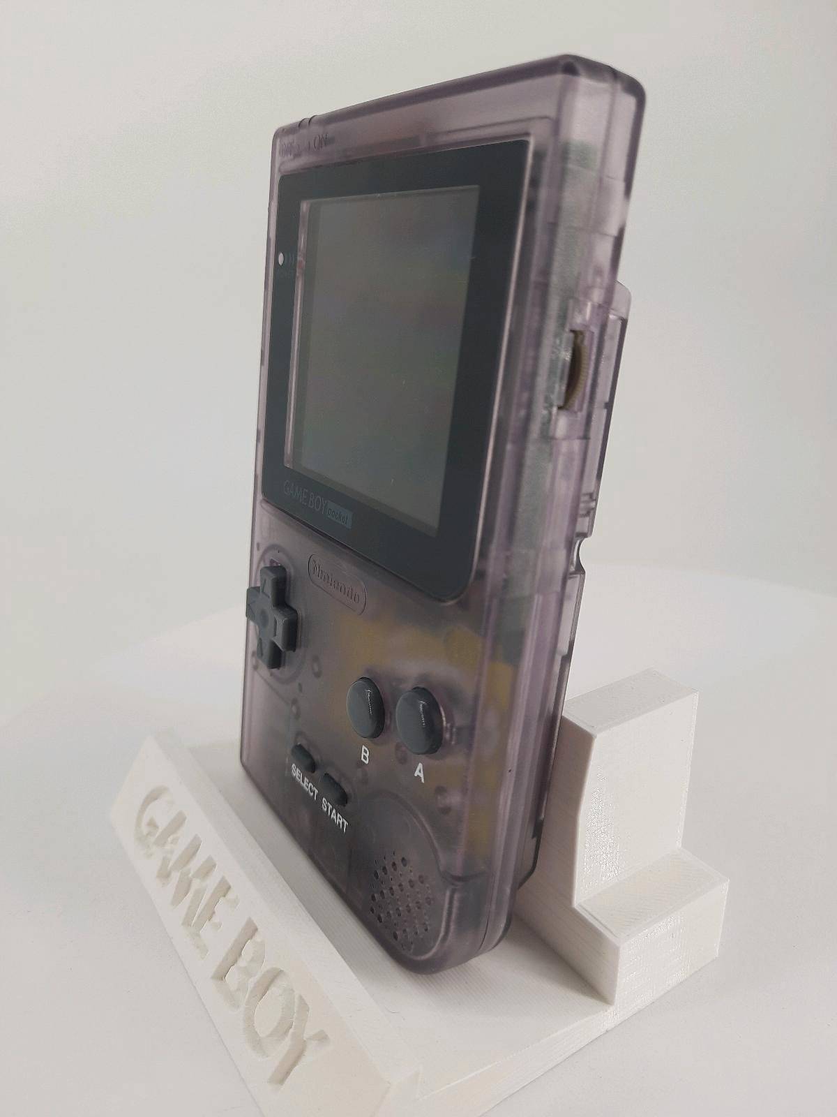Nintendo Gameboy Pocket transparent Purple Backlight Hintergrundbeleuchtung Konsole