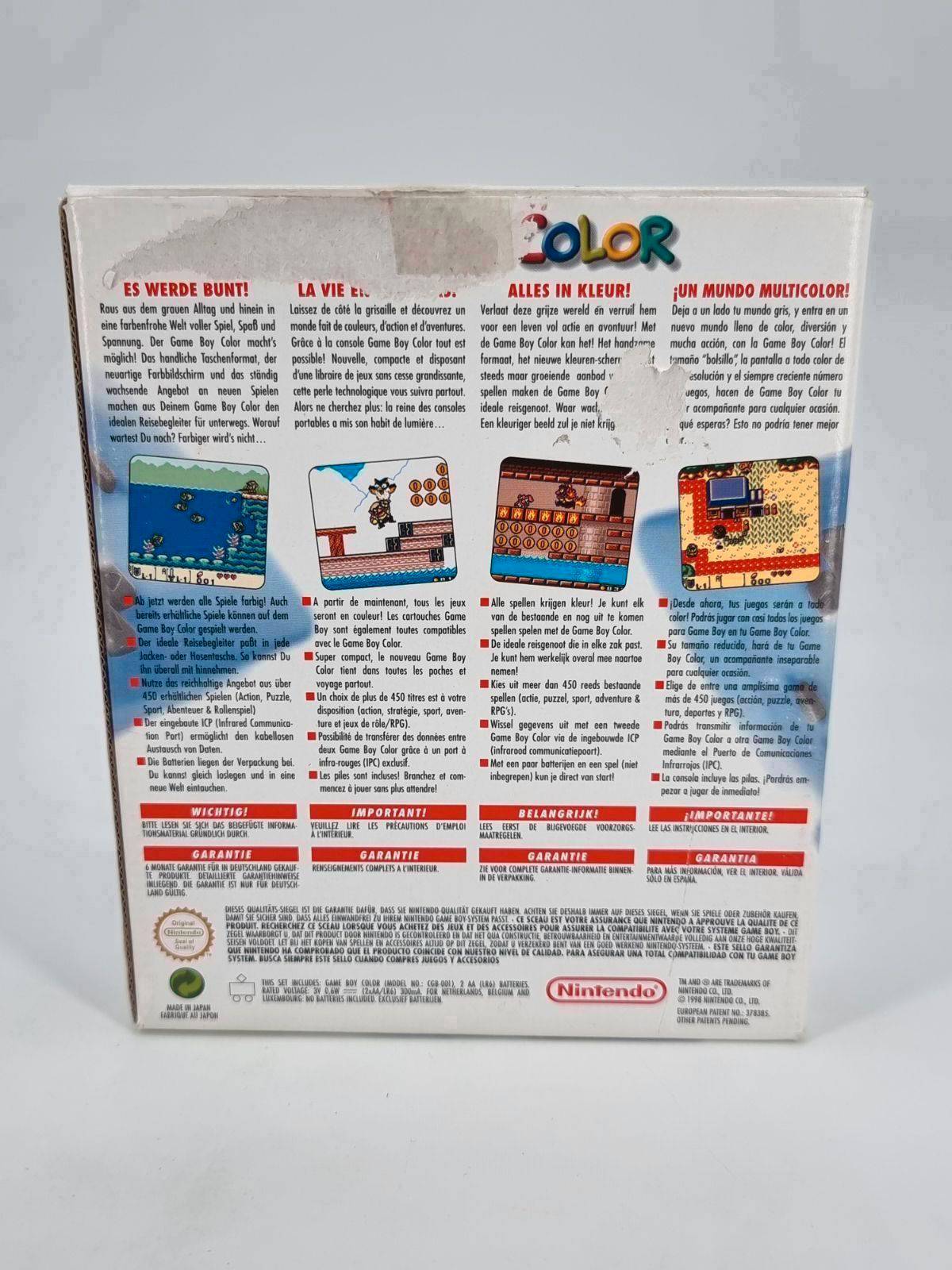 Gameboy Color Lila Transparent Konsole OVP