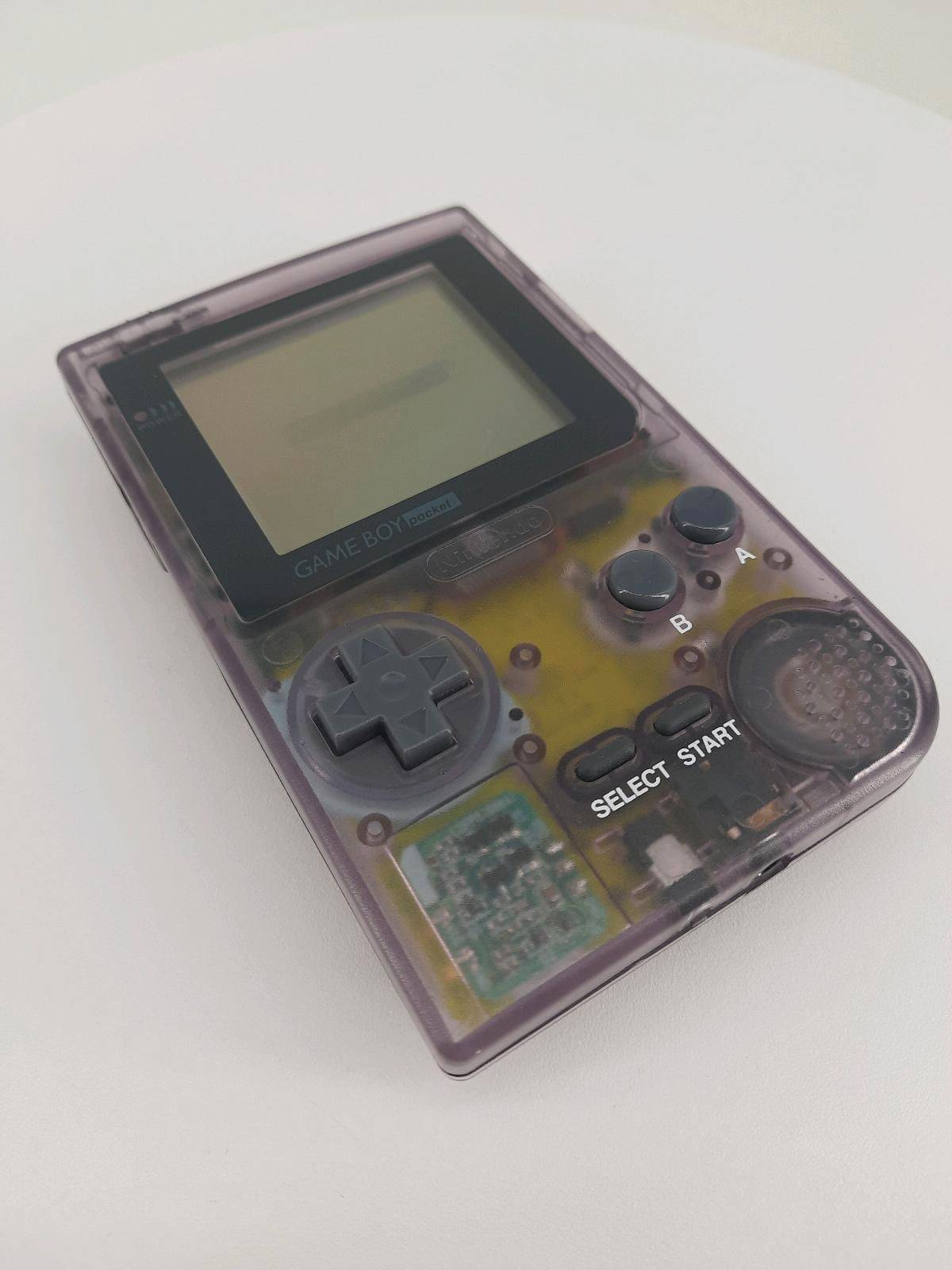 Nintendo Gameboy Pocket transparent Purple Backlight Hintergrundbeleuchtung Konsole