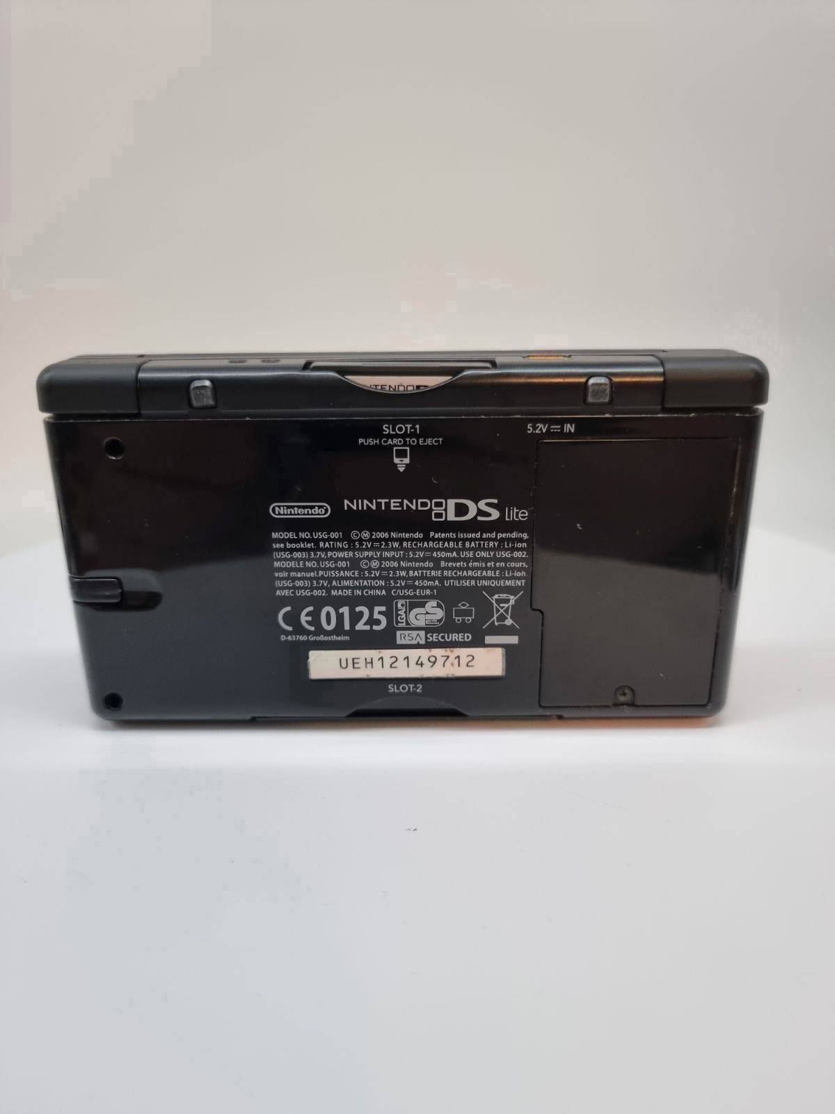 Nintendo DS Lite Konsole Schwarz + Mario Kart DS