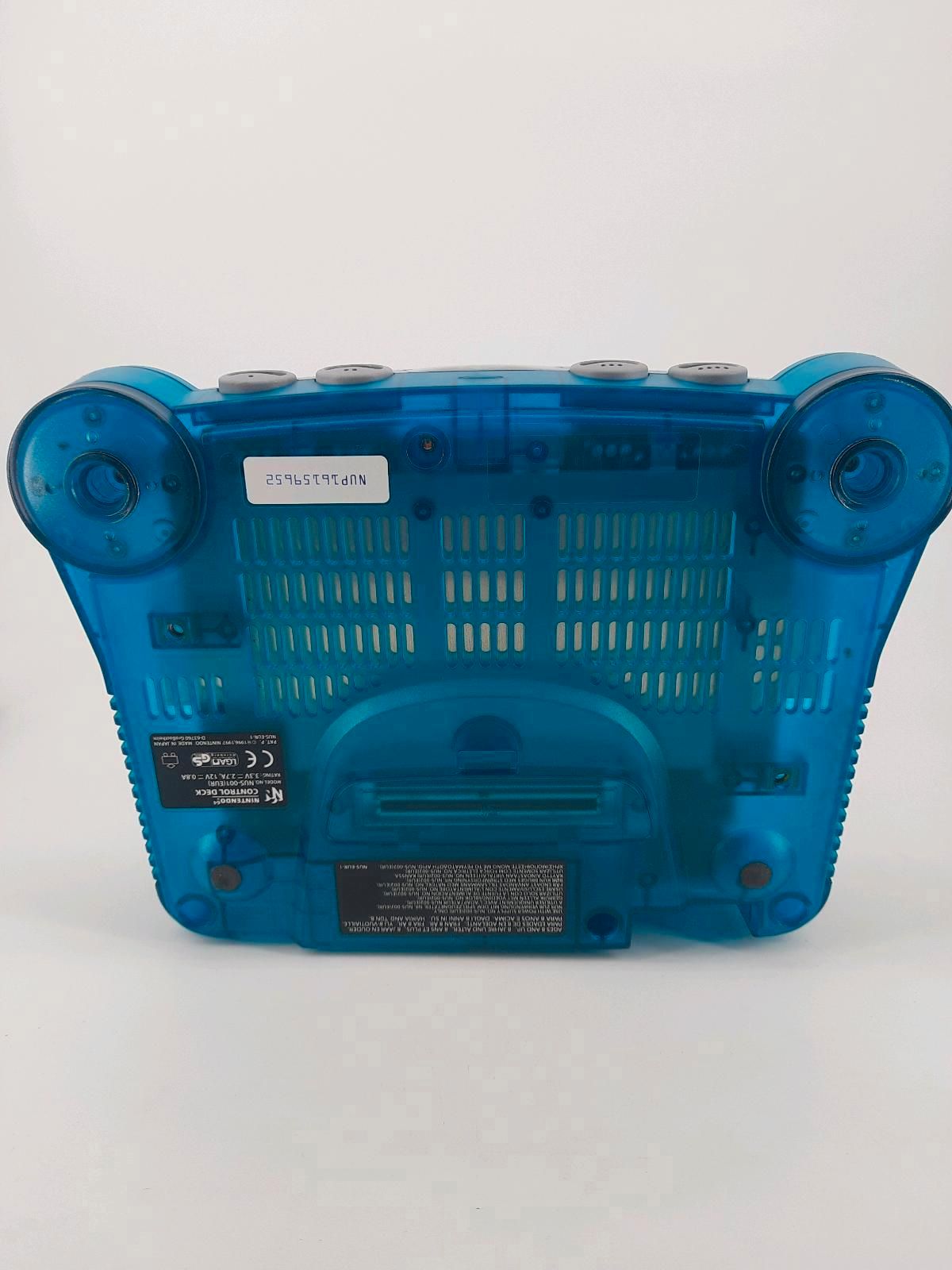Original Nintendo 64 Clear Blue Konsole
