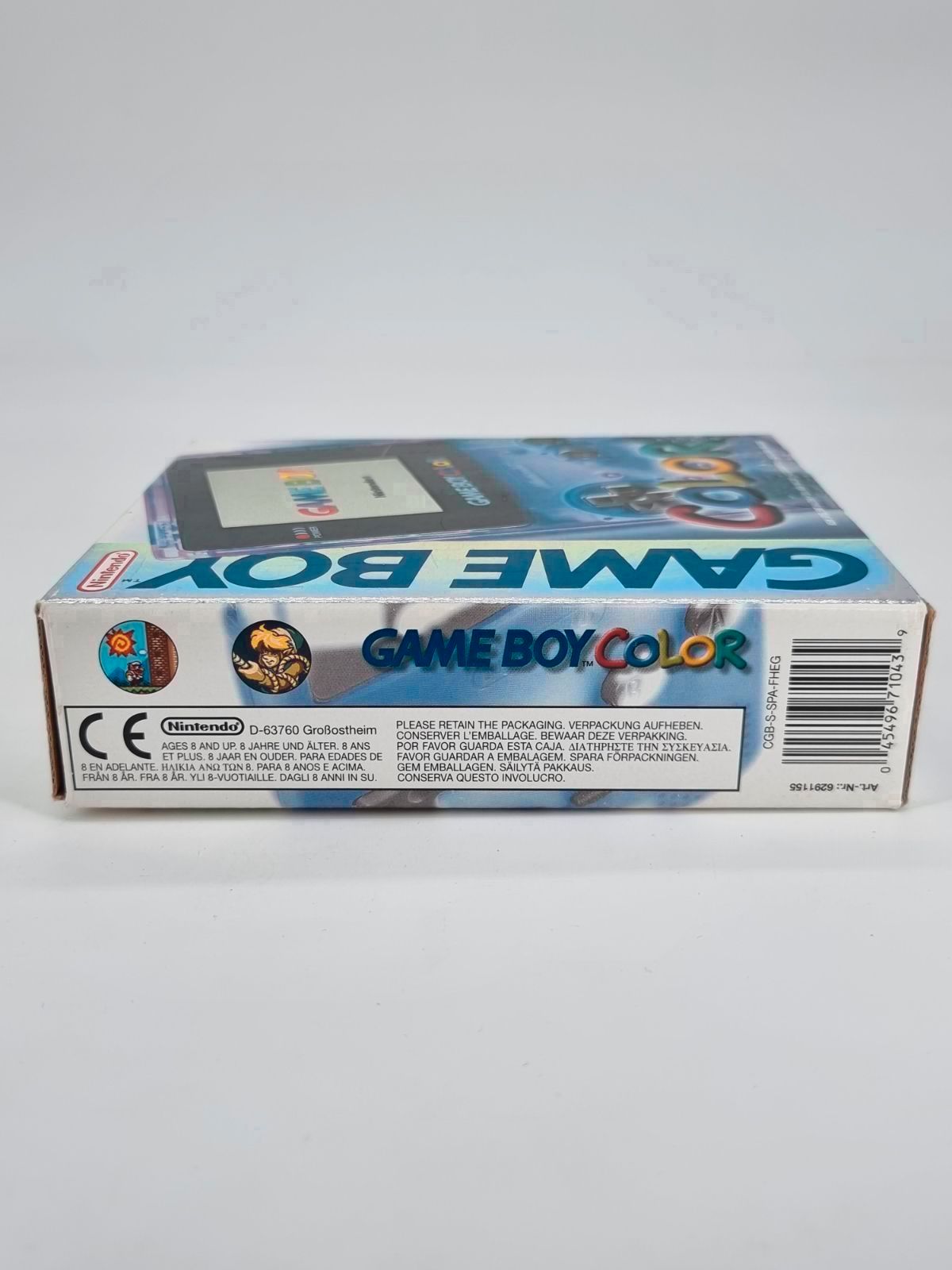 Gameboy Color Lila Transparent Konsole OVP
