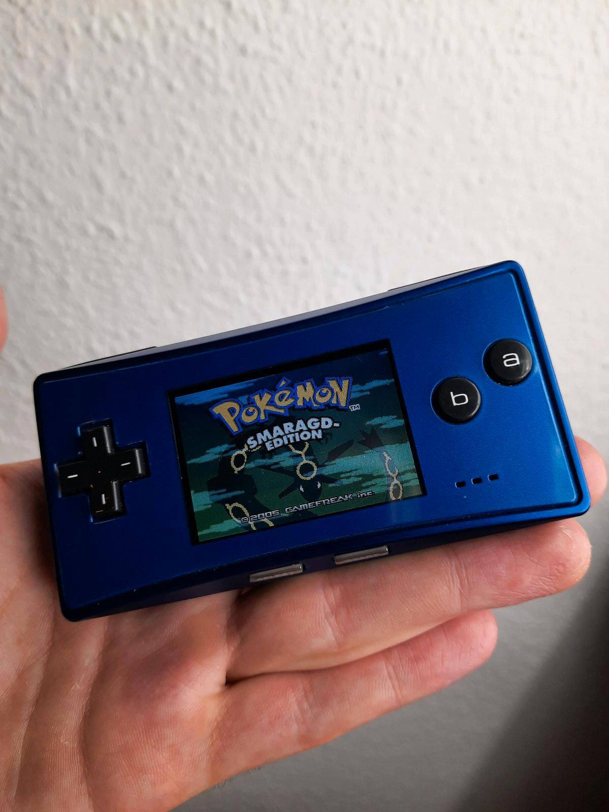 Nintendo Gameboy Micro Konsole Metallic Blau