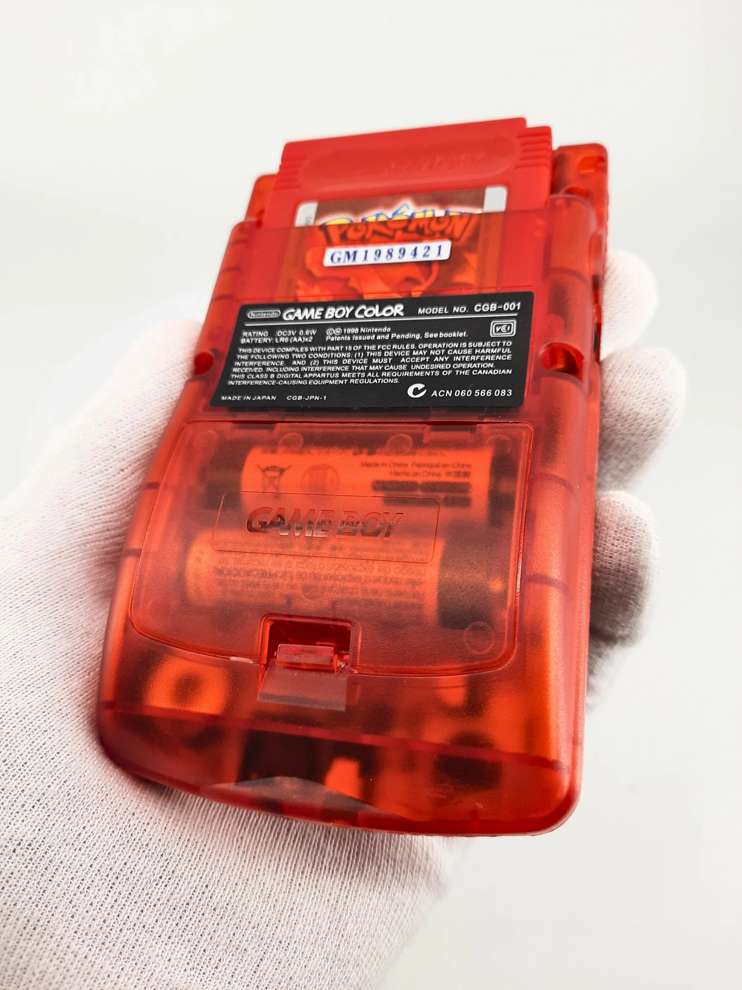 Nintendo Gameboy Color Konsole Candy Apple Red / Rot
