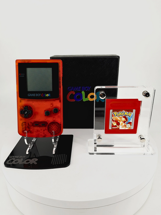 nintendo Gameboy Color Candy Apple Red Konsole Rot + Original Pokemon rote Edition + Geschenkverpackung