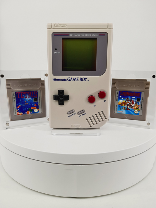 nintendo Gameboy Classic Konsole Grau + Super Mario Land + Tetris