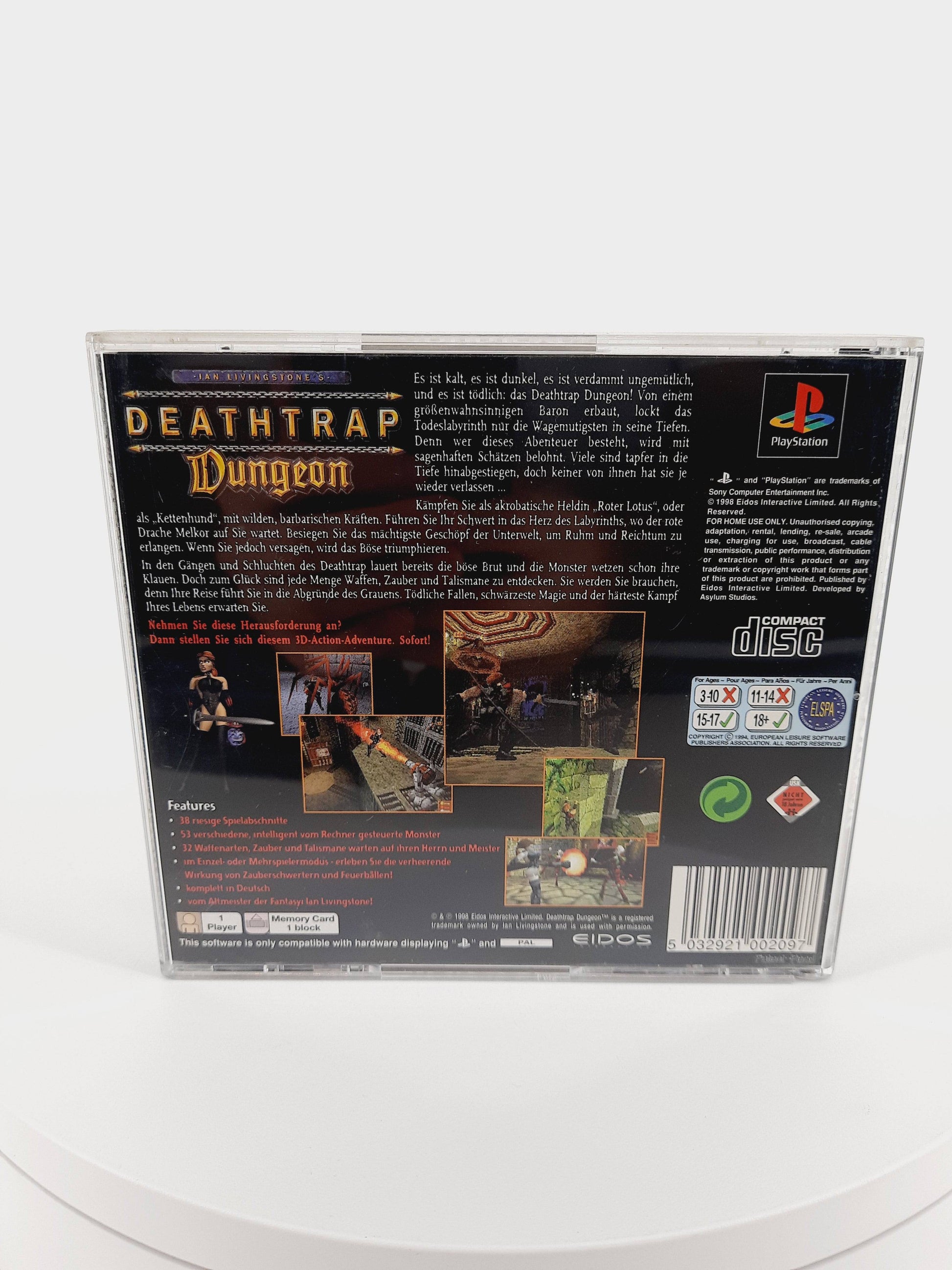 Ian Livingstones - Deathtrap Dungeon - Tida Retro