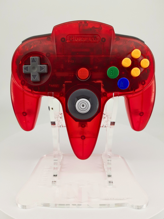 Nintendo 64 Controller Watermelon Red / Transparent Rot