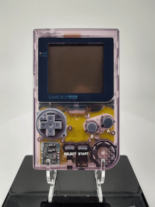 Nintendo Gameboy Pocket transparent Purple Backlight Hintergrundbeleuchtung Konsole