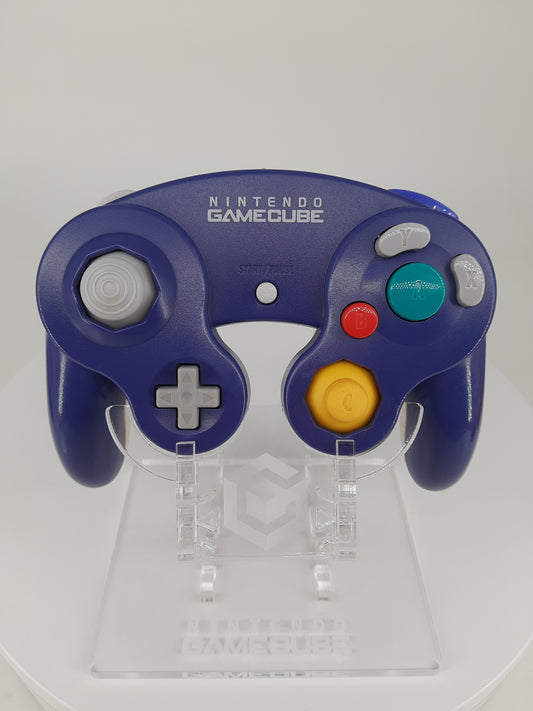 Original Gamecube Controller Lila Transparent | Neuer Stick