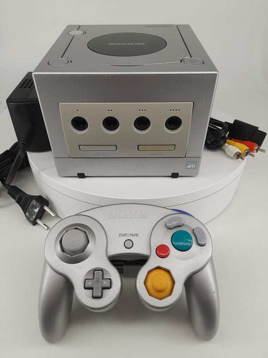 Nintendo Gamecube Konsole Silber + Original Controller | Zustand - Gut