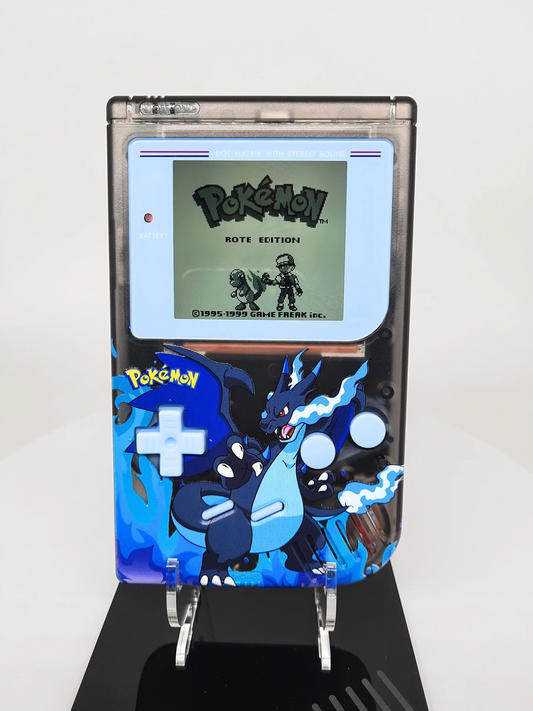 Nintendo Gameboy Classic Pokemon Edition IPS V5 LCD Display Glurak