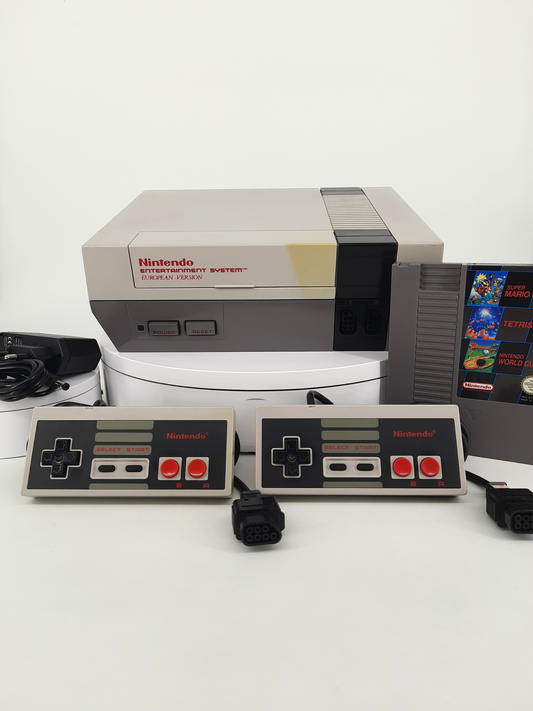 Nintendo NES Konsole 2 Controller Tetris Super Mario Bros 3 in 1 Spiel